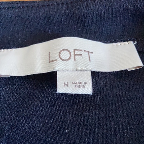 LOFT plaid mixed media top - Picture 12 of 12